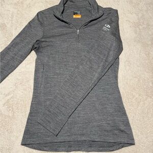 Icebreaker Women's Charcoal Long Sleeve Tee